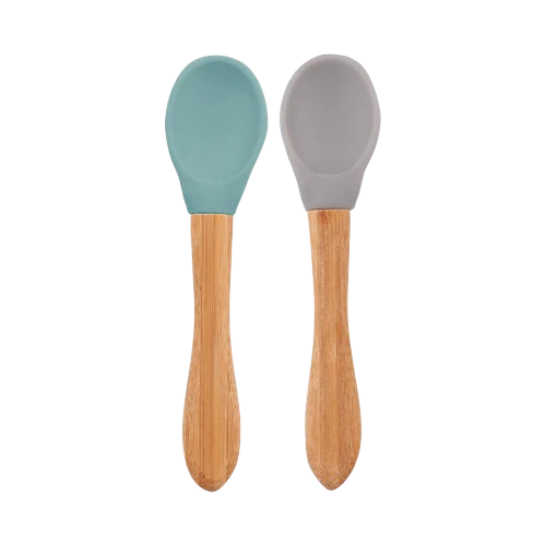 Minikoioi Colheres Verde/Cinza