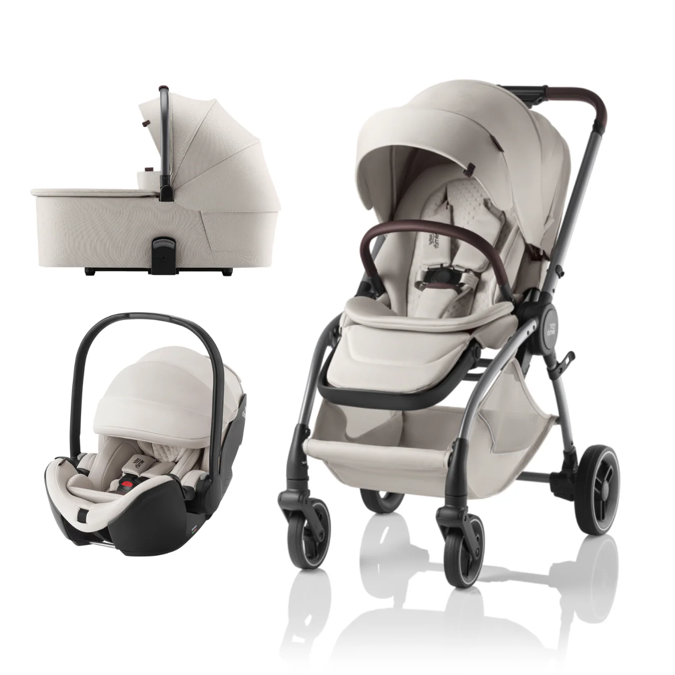 Britax Romer Trio Rio + Alcofa + Baby-Safe Pro Lux Soft
