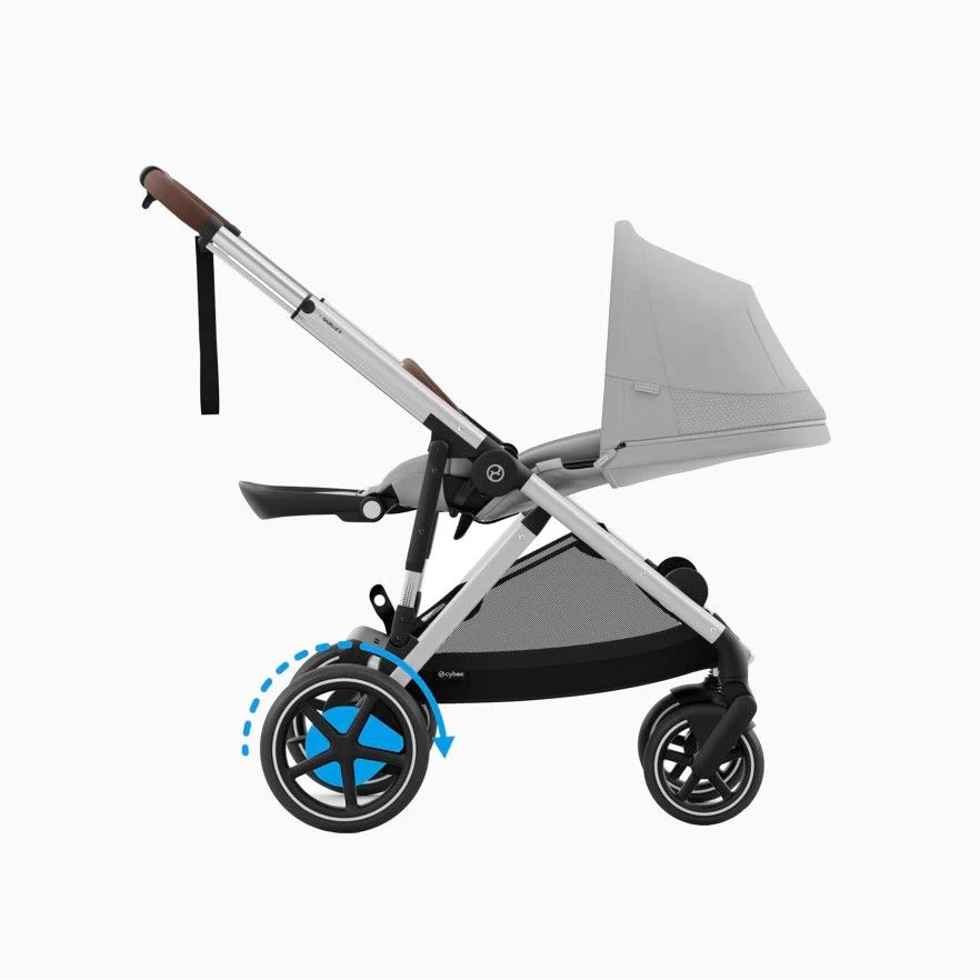 Cybex Pack eGazelle S + Alcofa + Cloud G Plus + Adaptadores + Base G Stone Grey