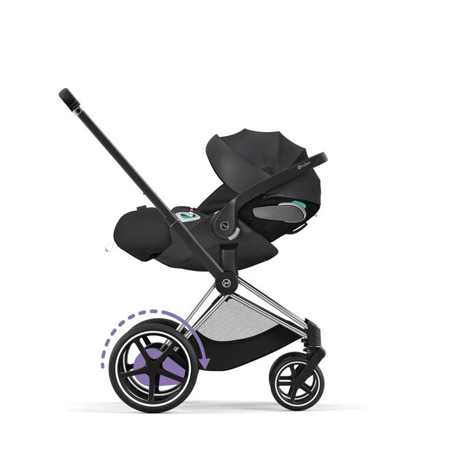 Cybex e-priam assento & chassi chrome black