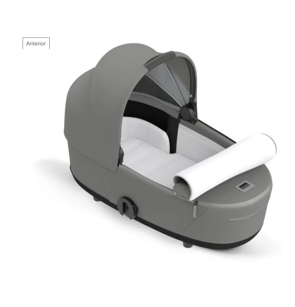 Cybex Mios Chrome Brown Seat Pack e Alcofa Lux Pearl Grey