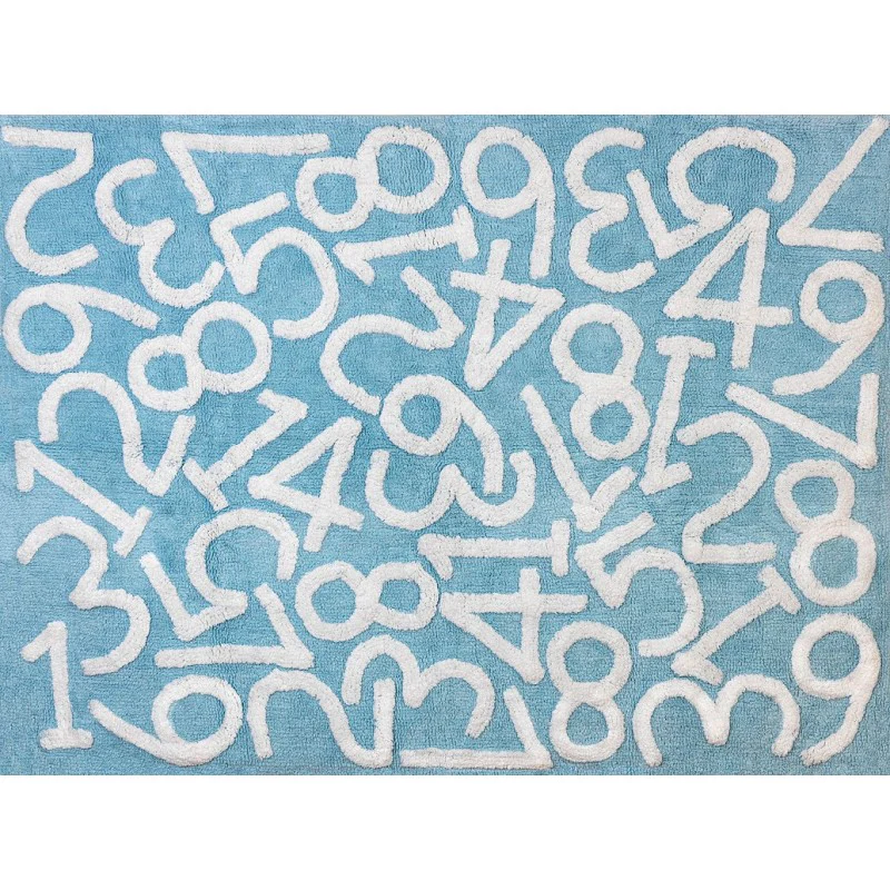 Aratextil tapete números celeste 120x160