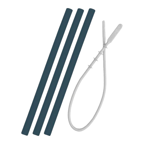 Minikoioi Palhas de Silicone Deep Blue