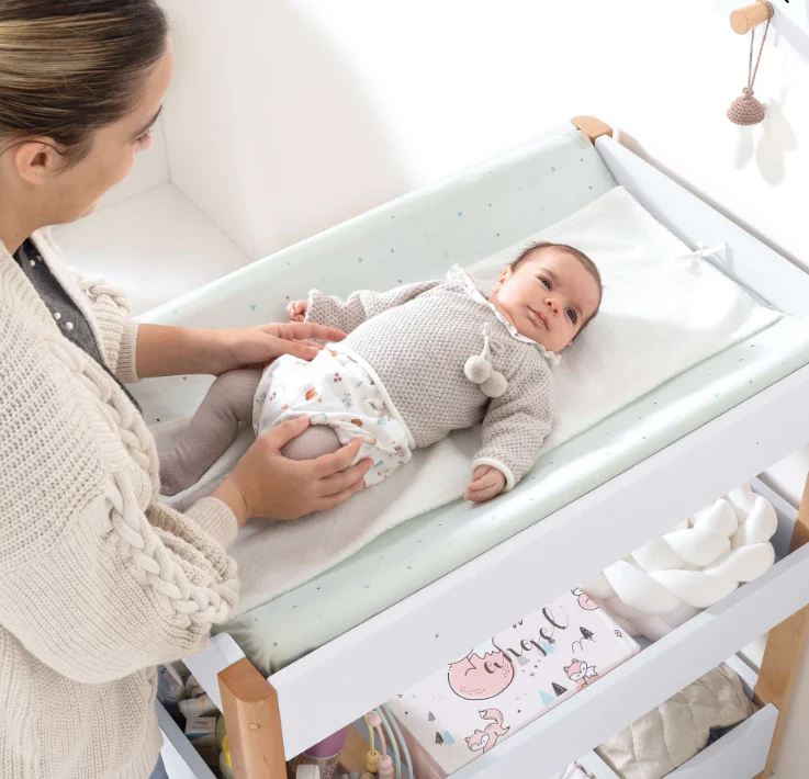 Alondra  Movel Muda Fraldas Dada Branco