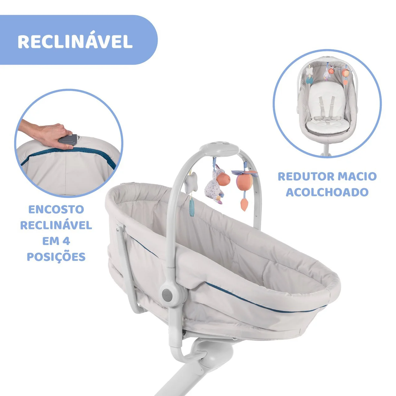 Chicco Baby Hug 4 em 1 Glacial