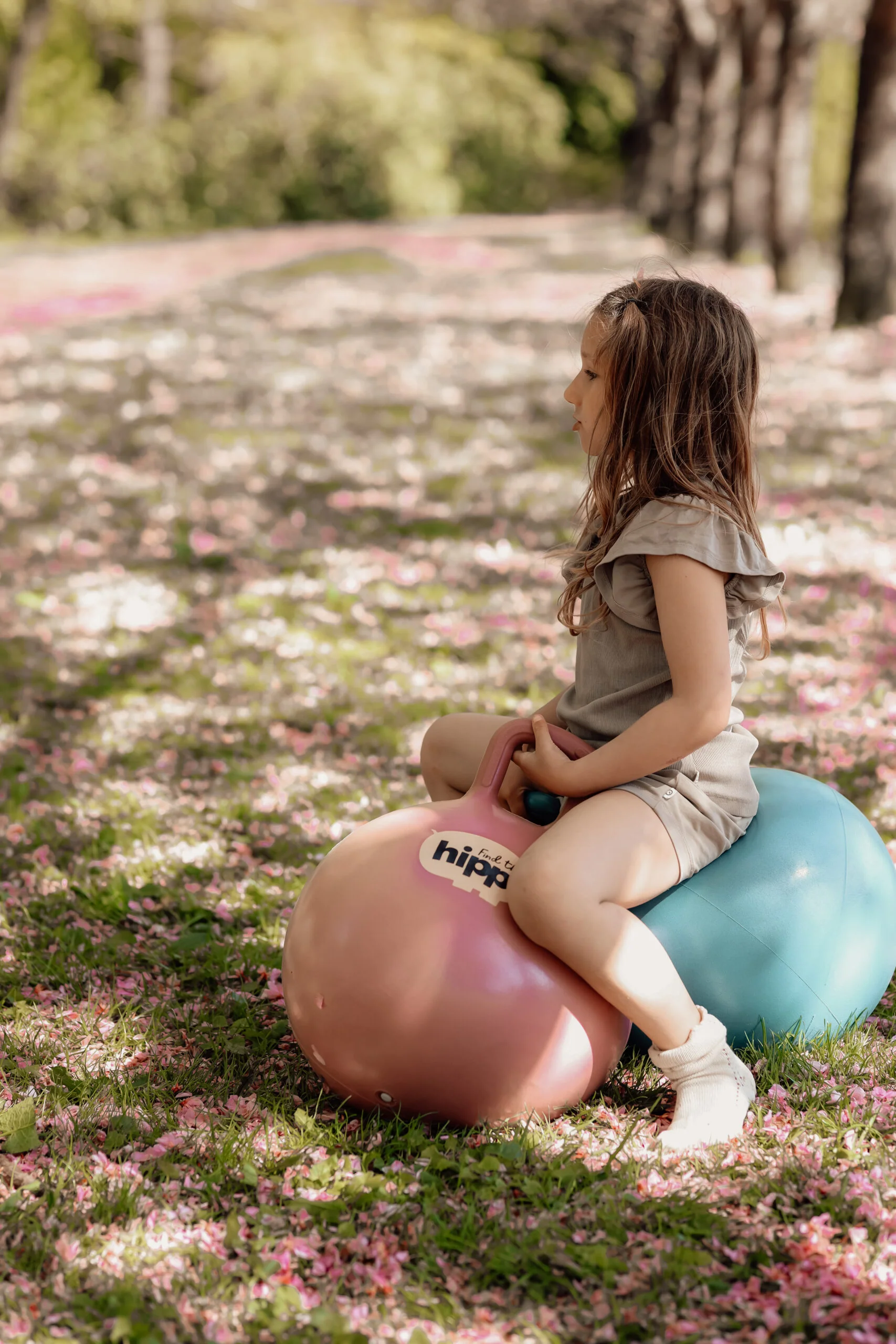 Find That Hippo Bola Saltitante Rosa