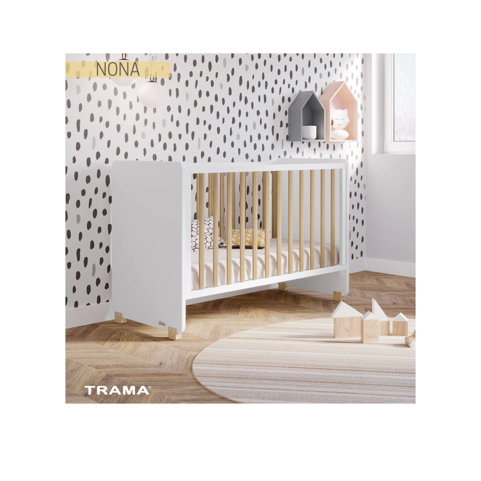 Trama Cama Nona Branco Mate Tola