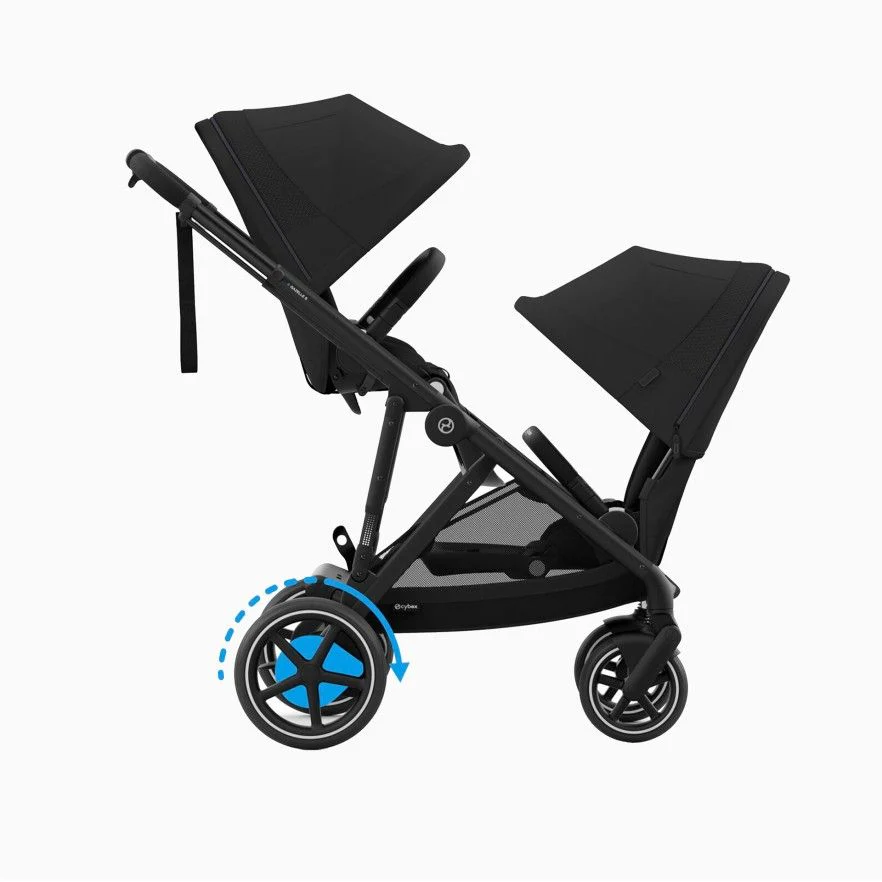 Cybex Pack eGazelle S + Alcofa + Cloud G Plus + Adaptadores + Base G Moon Black