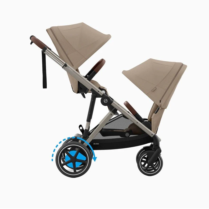 Cybex Pack eGazelle S + Alcofa + Cloud G Plus + Adaptadores + Base G Almond Beige