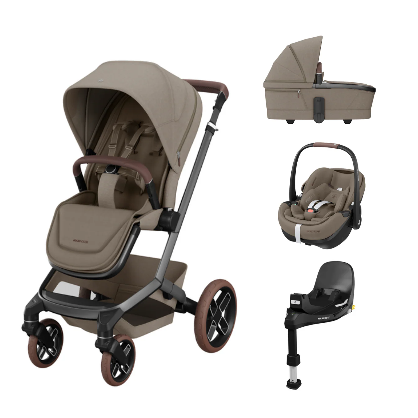 Maxi Cosi Pack Fame Twillic Truffle