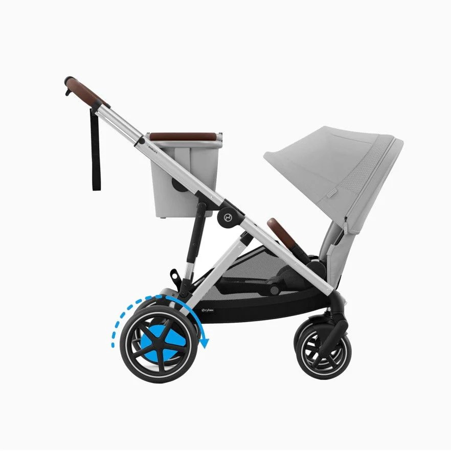 Cybex Pack eGazelle S + Alcofa + Cloud G Plus + Adaptadores + Base G Stone Grey