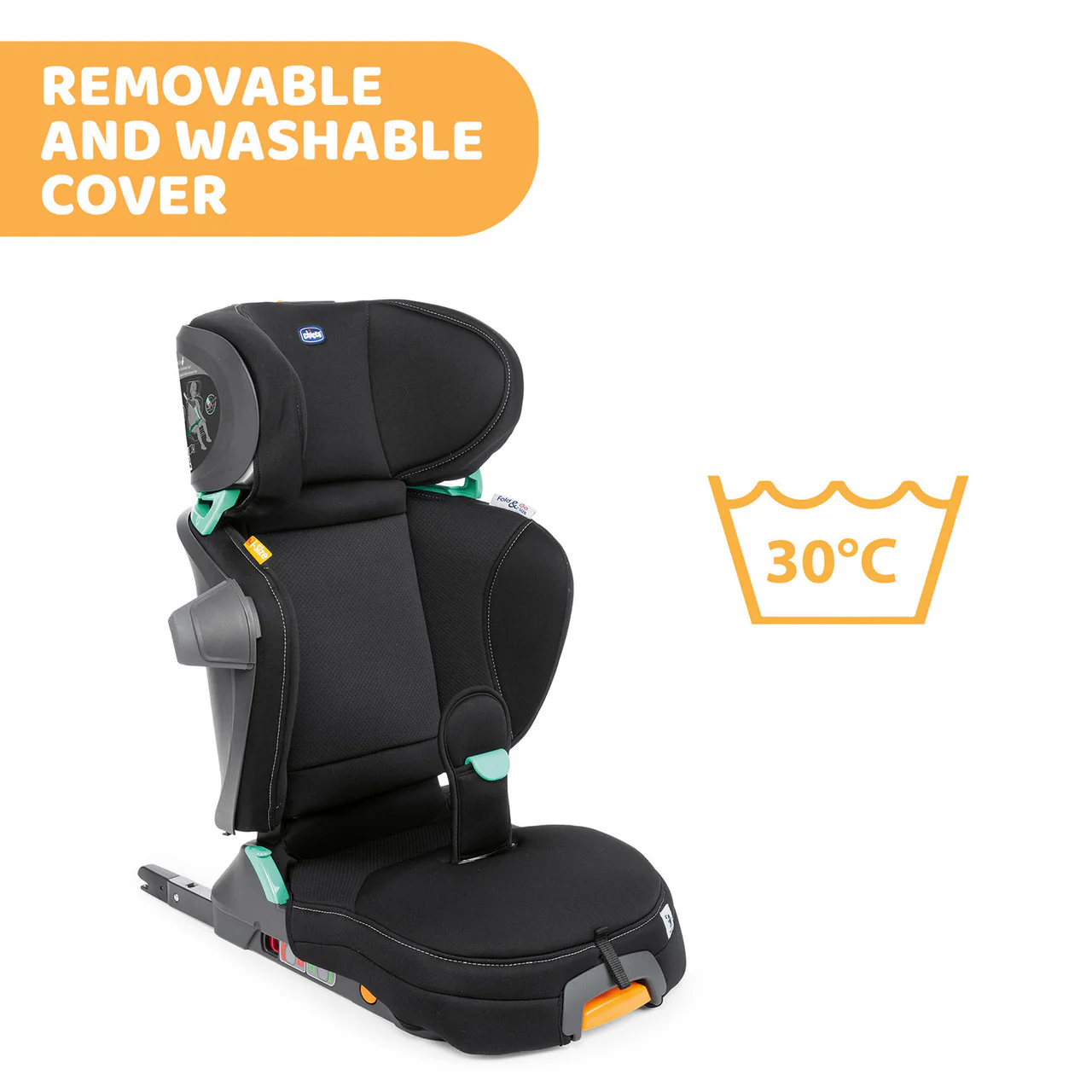 Chicco Cadeira Fold & Go i Size Black