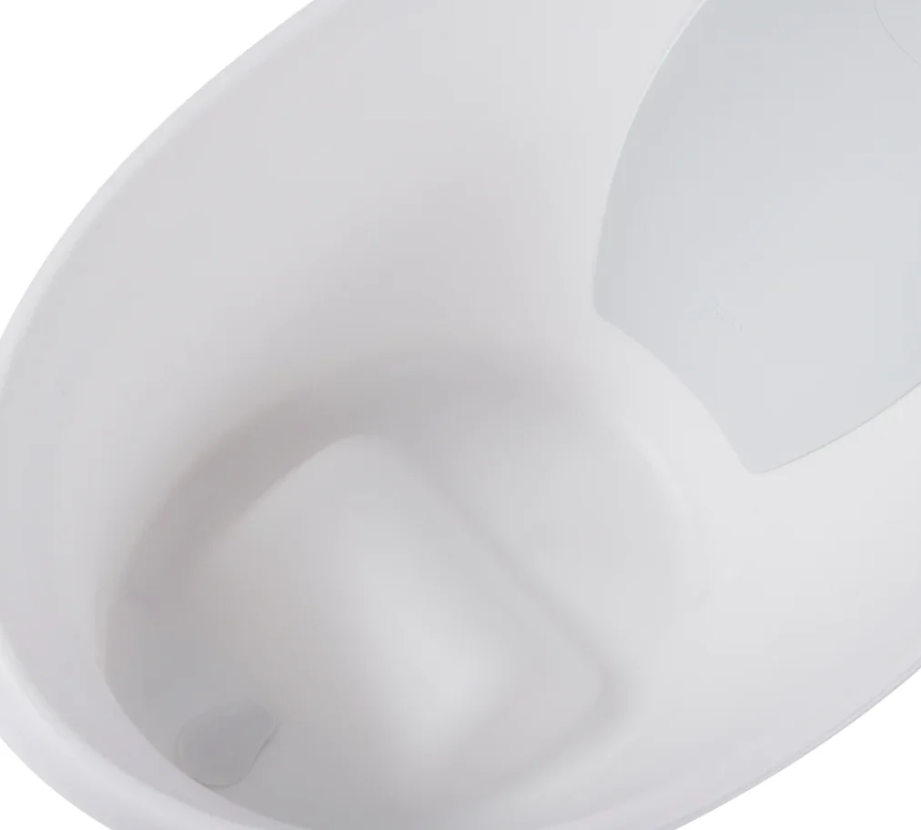 Shnuggle Banheira Rosa Encosto Branco