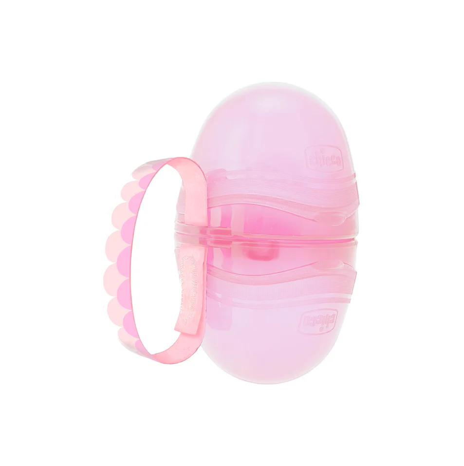 Chicco porta chuchas duplo rosa
