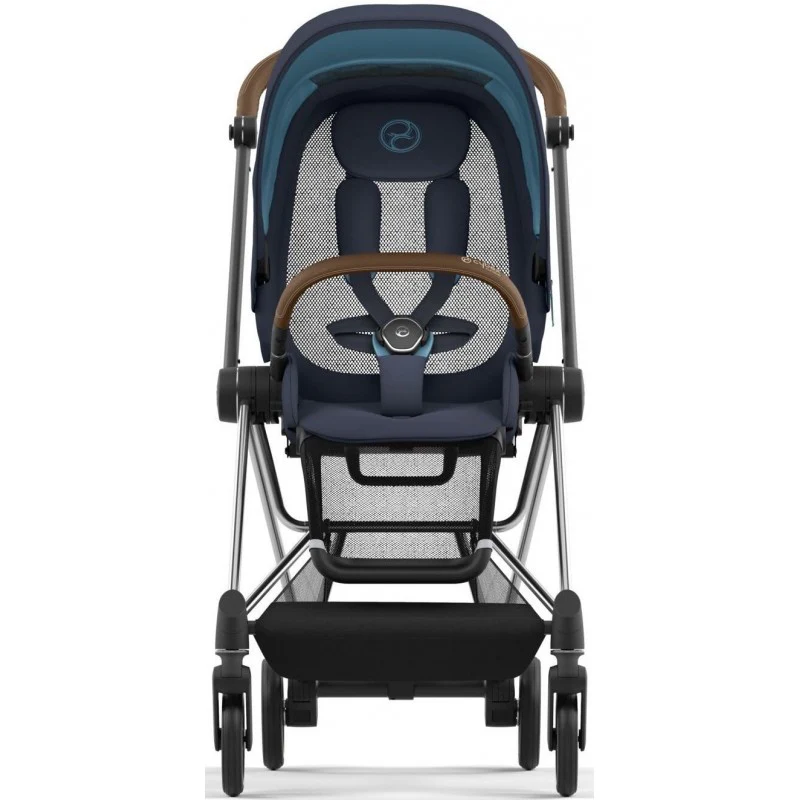 Cybex Mios Chrome Brown Seat Pack e Alcofa Lux Dark Blue