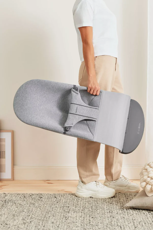 Babybjorn Espreguiçadeira Bliss 3D Jersey Light Gris