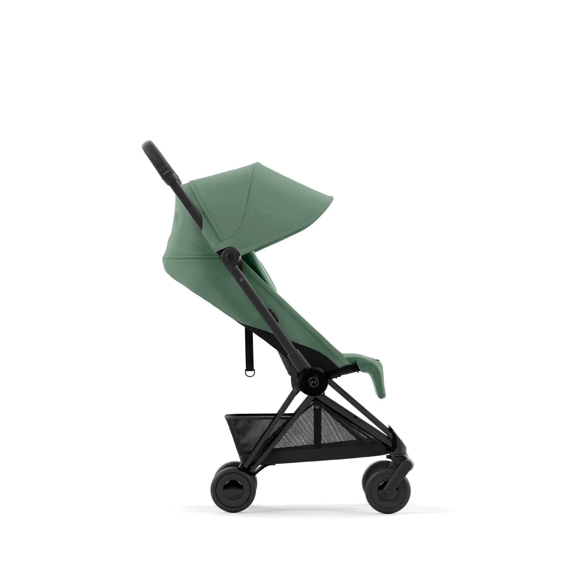 Cybex Coya Matt Black Leaf Green