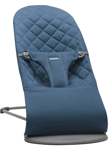 Babybjorn Espreguiçadeira Bliss Algodão Azul Marinho