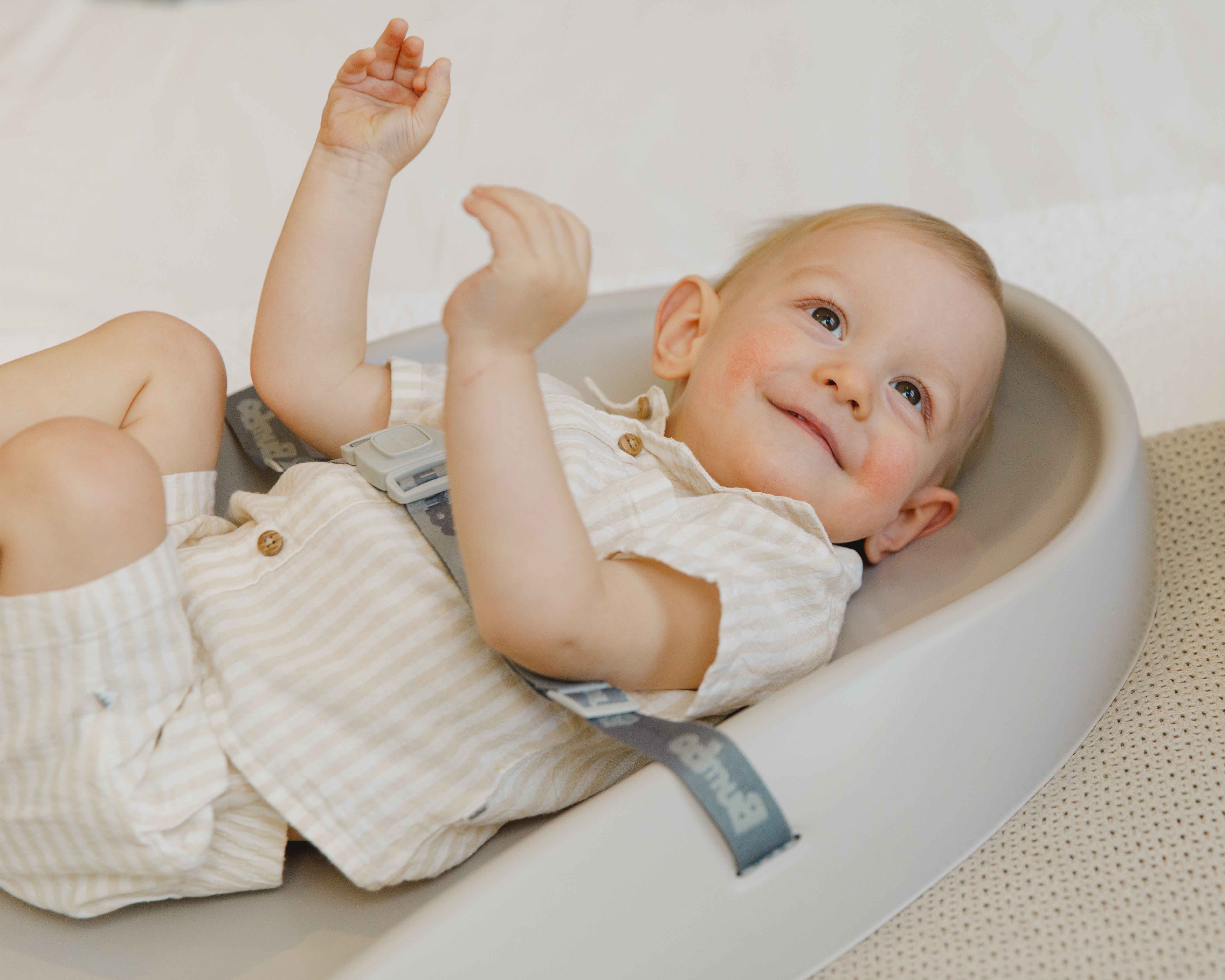 Bumbo Muda Fraldas Taupe