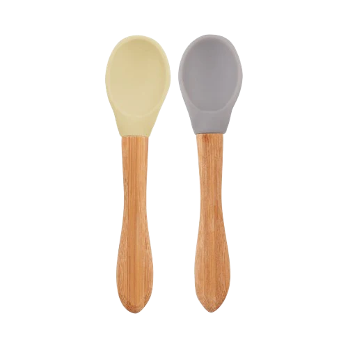 Minikoioi Colheres Mellow Yellow/Cinza