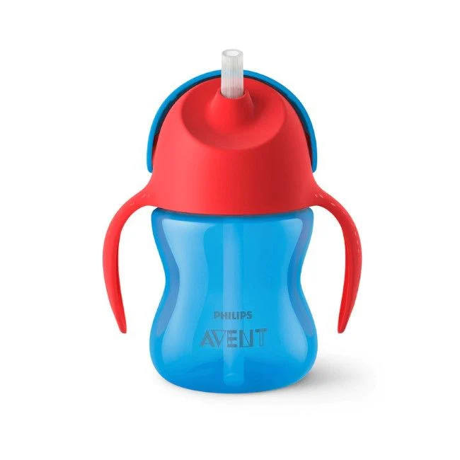 Philips avent magic cup c/ palhinha e pega azul
