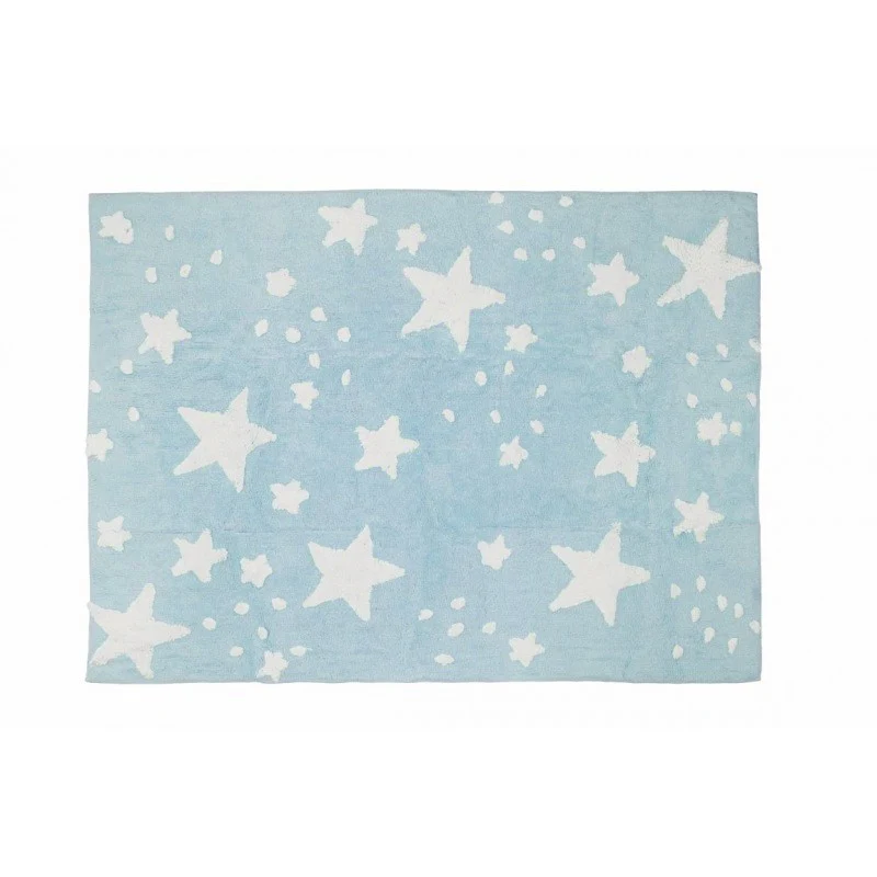 Aratextil tapete chuva de estrelas celeste 120x160