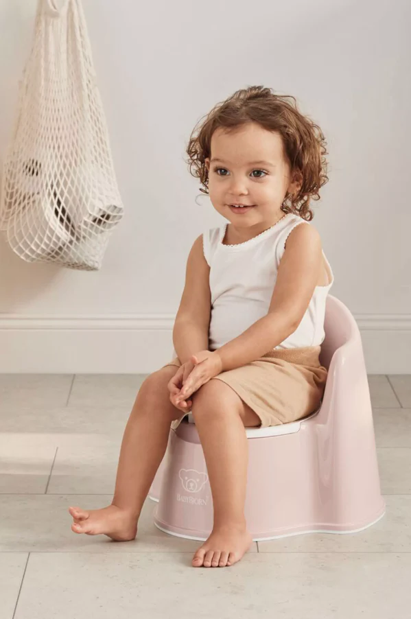 Babybjorn Bacio Potty Chair Powder Pink White