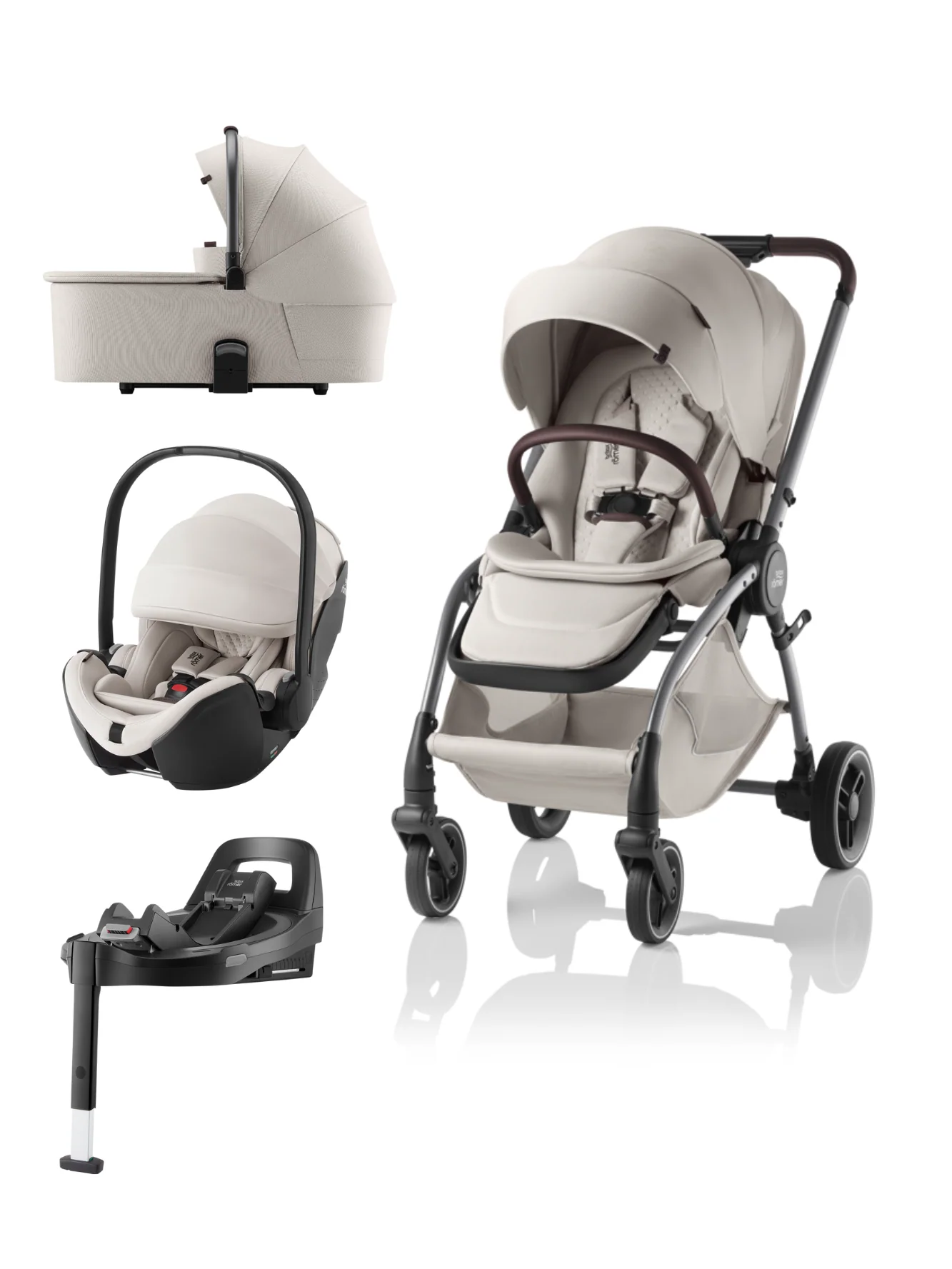 Britax Romer Rio + Alcofa + Baby-Safe Pro Lux Soft + Base
