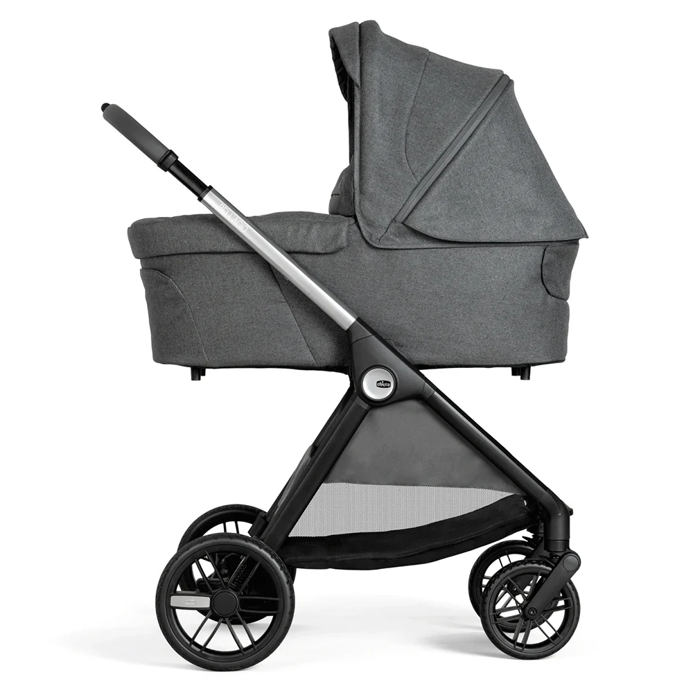 Chicco Trio Belleagio Flexi c/ First Recline Black Satin+ Base Full 360