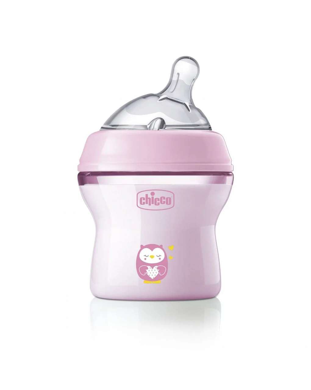 Chicco biberão natural feeling rosa 150 ml