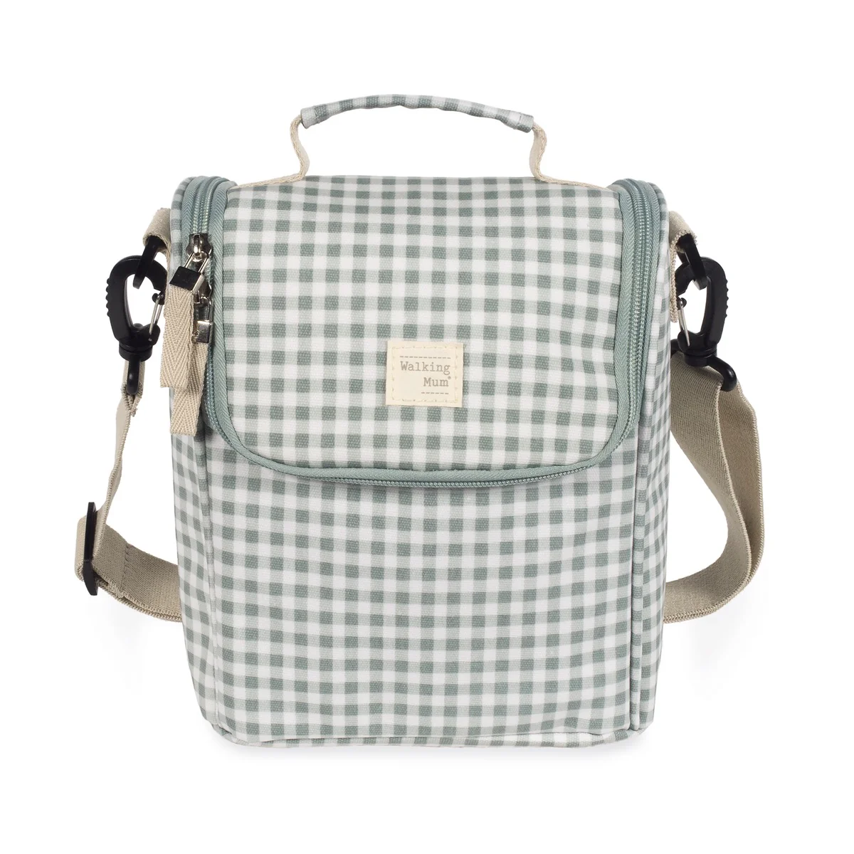 Walking mum bolsa térmica i love vichy verde