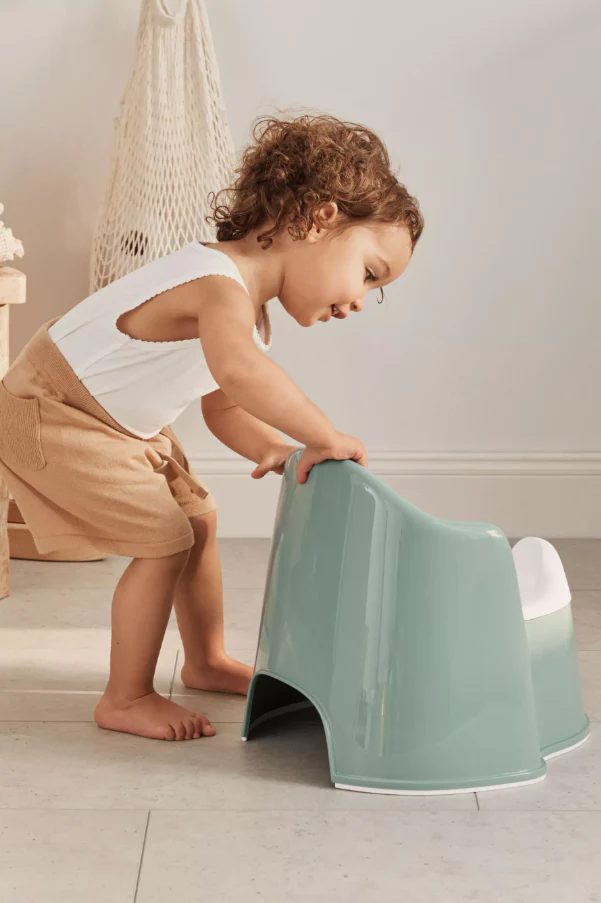 Babybjorn Bacio Potty Chair Deep Green White