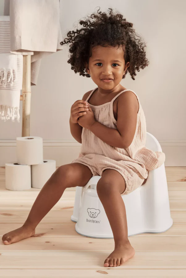 Babybjorn Bacio Potty Chair White Grey