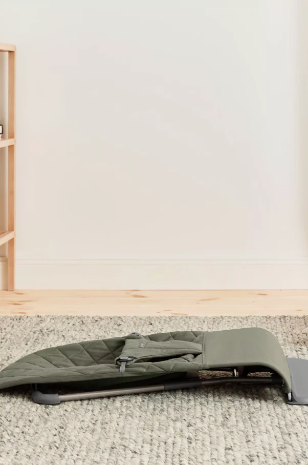 Babybjorn Espreguiçadeira Bliss Algodão Verde Escuro