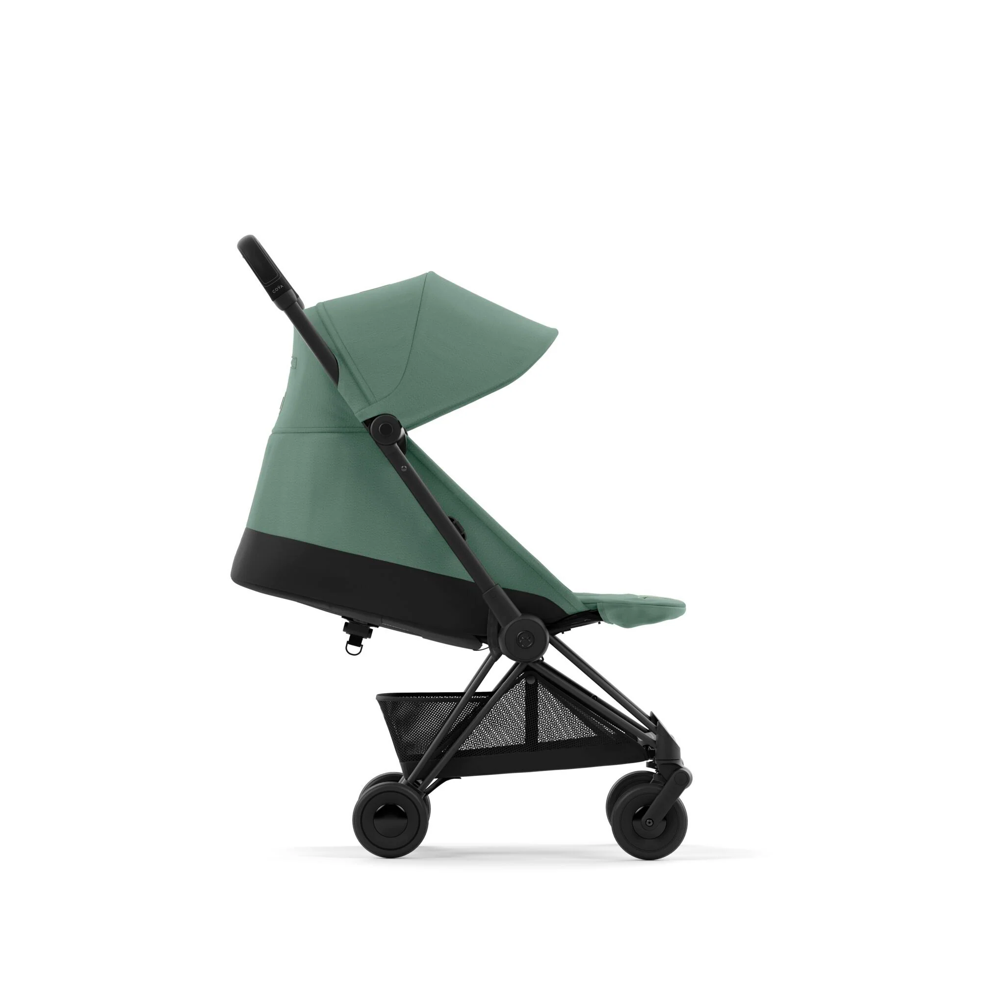Cybex Coya Matt Black Leaf Green