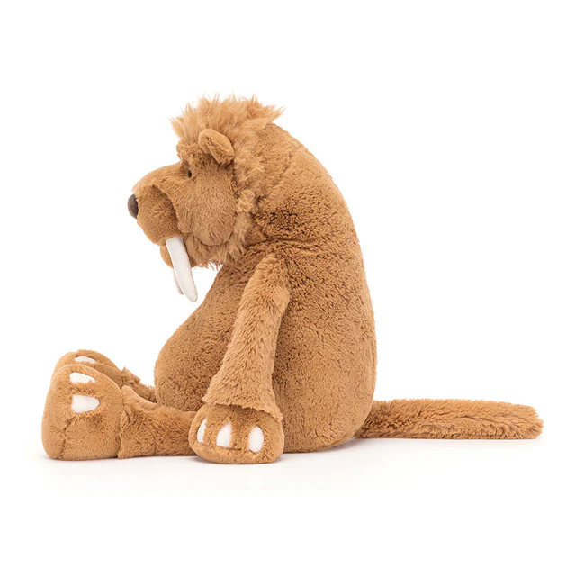 Jellycat Stellan Sabre Tooth Tigre Brown