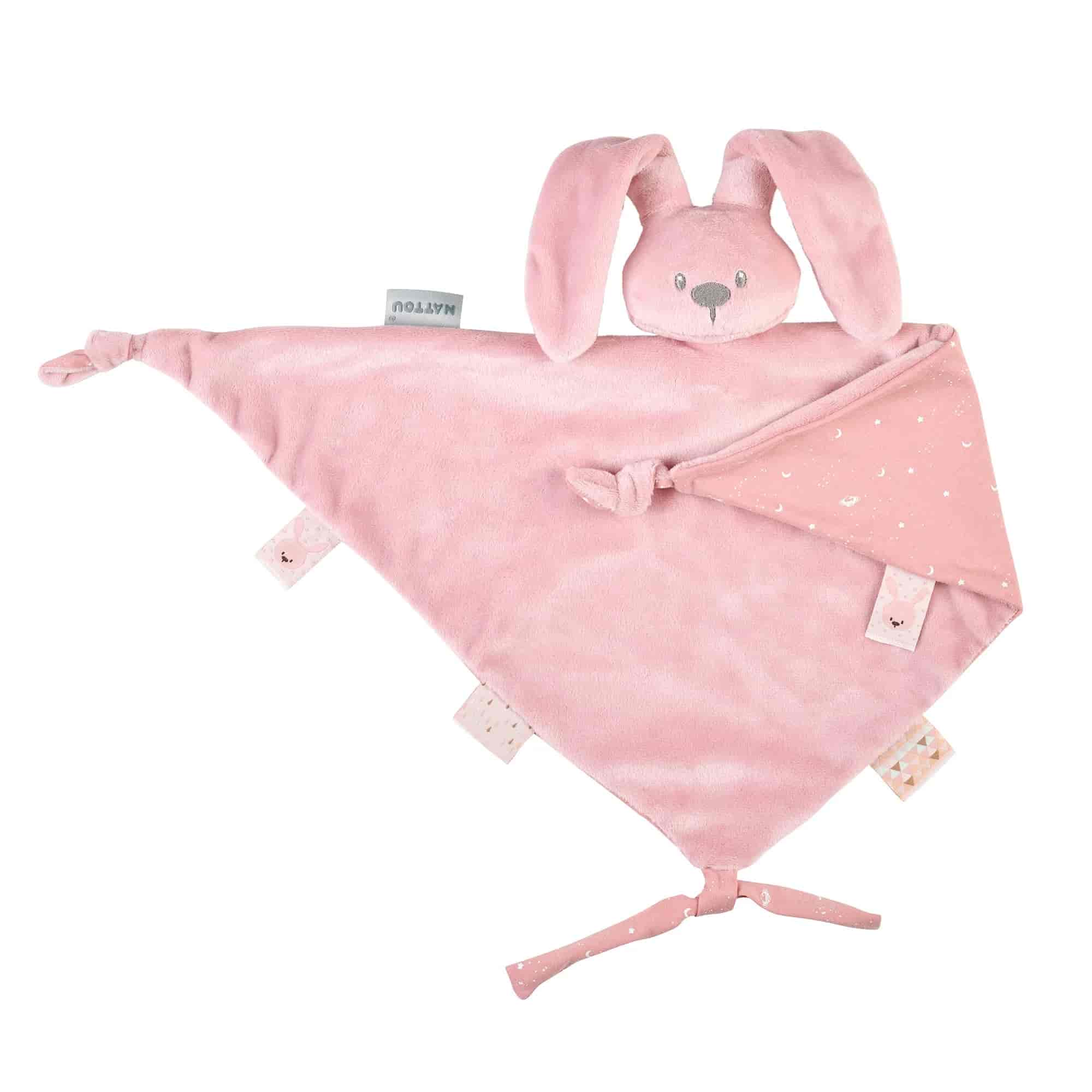 Nattou Doudou Maxi Lapidou Rosa Velho