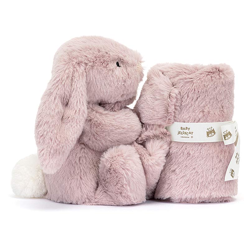 Jellycat Bashful Luxe Bunny Rosa Soother