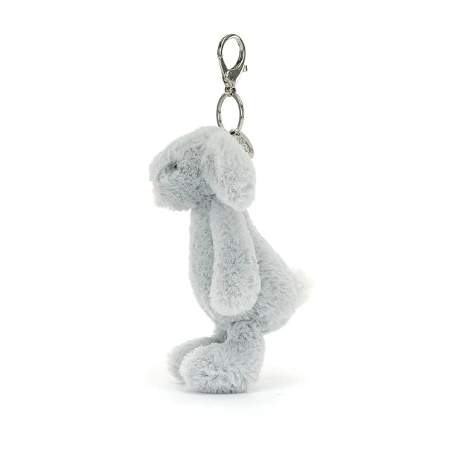 Jellycat Porta Chaves Bashful Silver Bunny