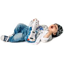 Tiny Love Guitarra Rock em Tecido