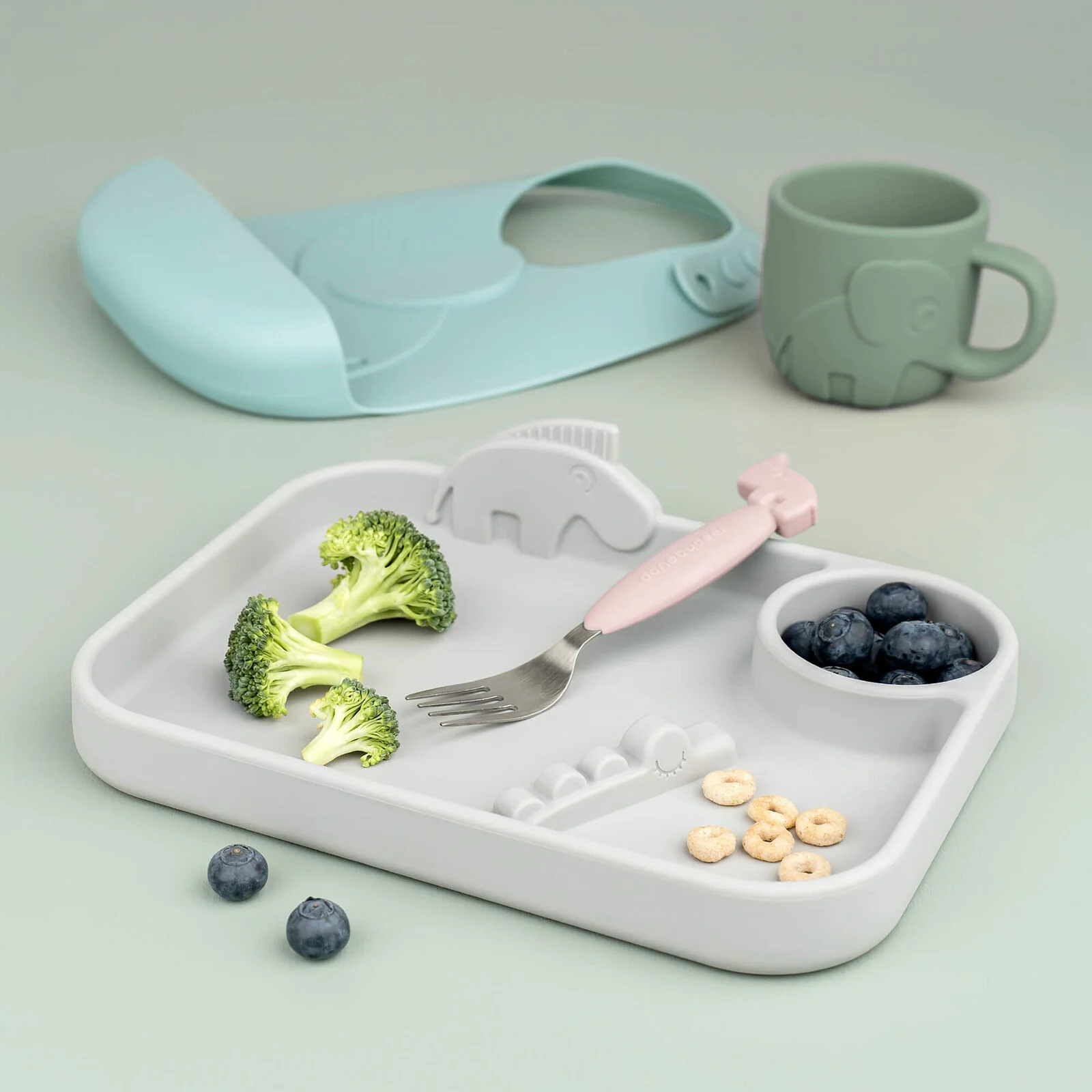 Done by Deer Conjunto Talheres Inox Deer Friends Pink