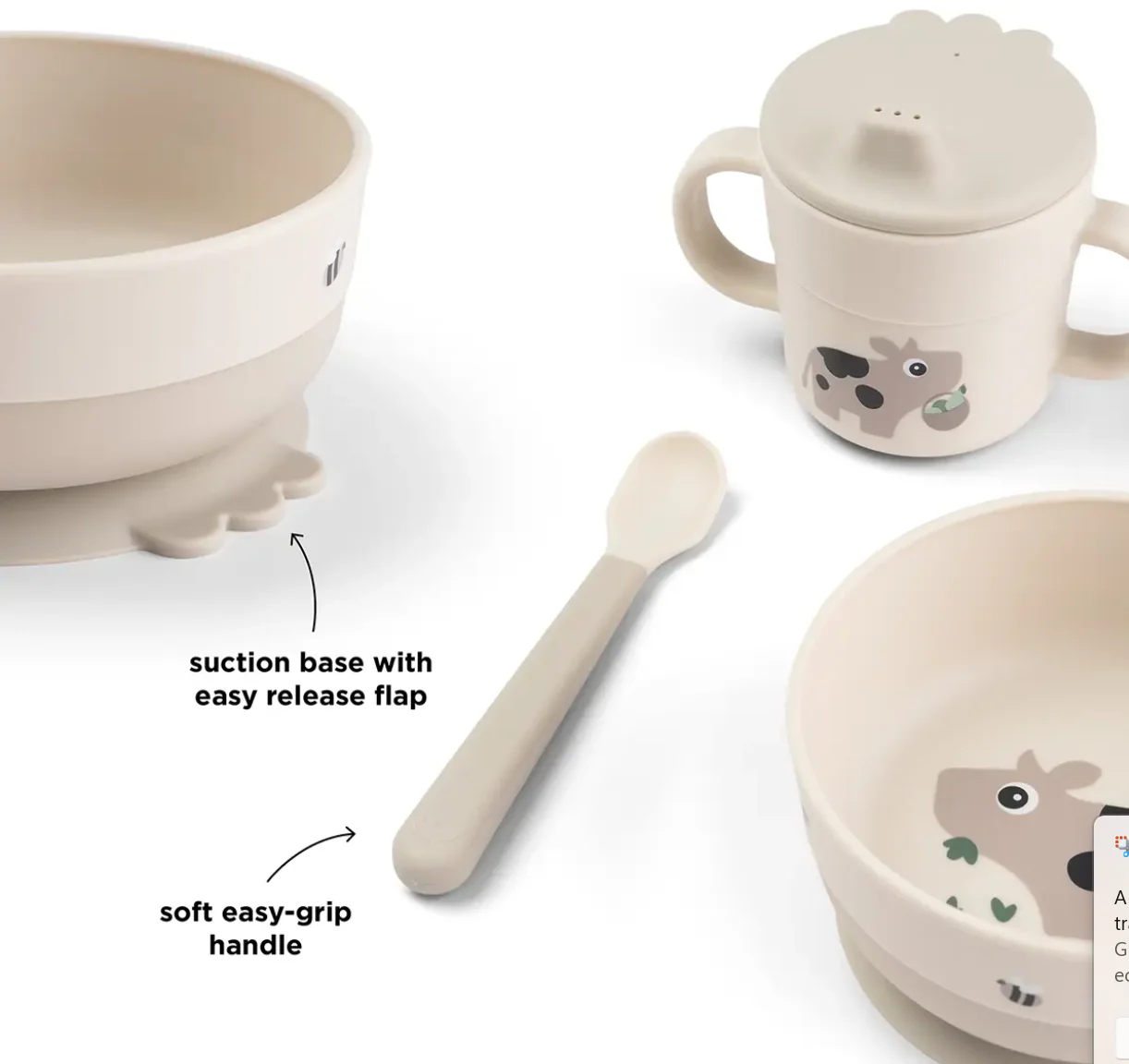 Done By Deer Foodie First Meal Set Cuction Tiny Farm