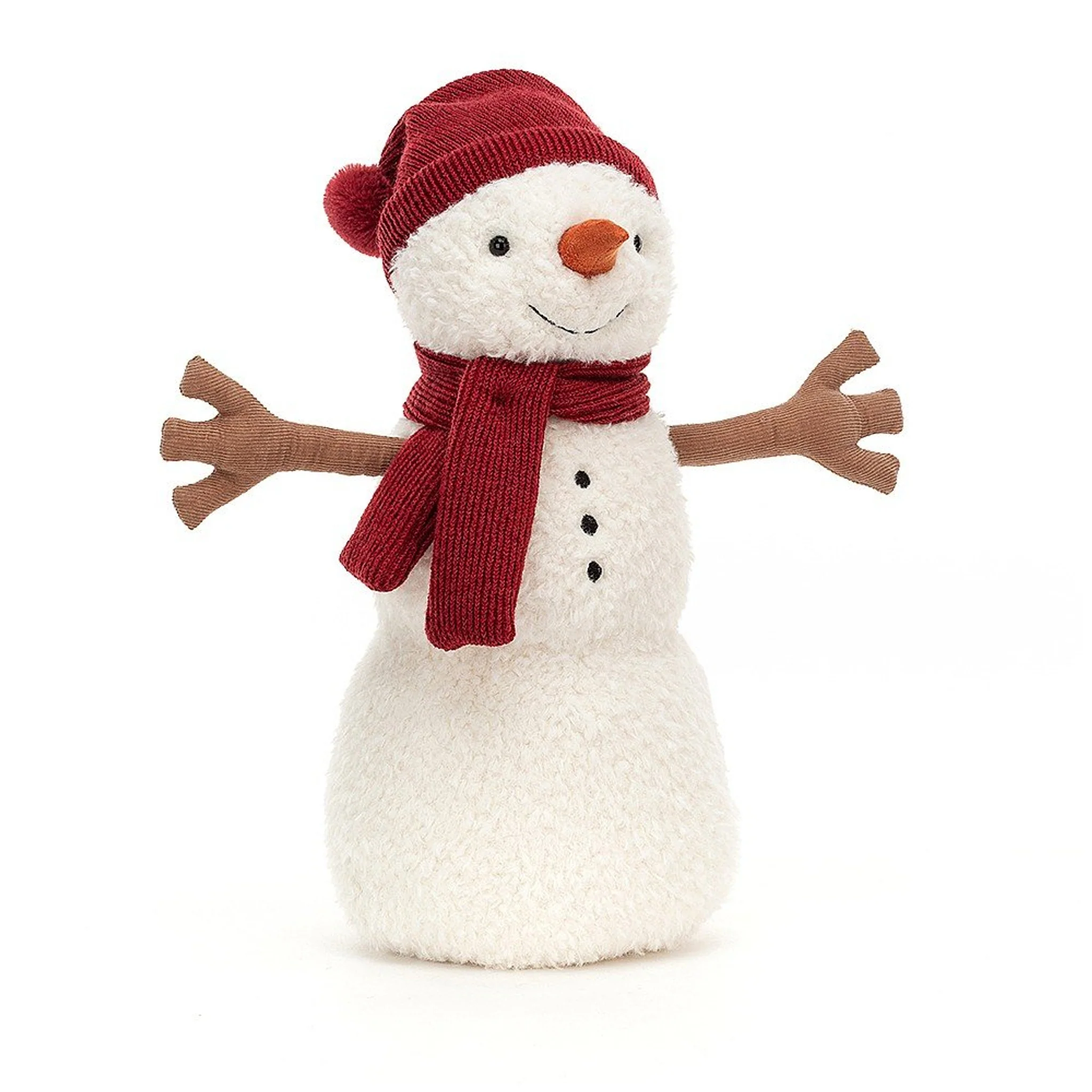 Jellycat Teddy Snowman Red Large