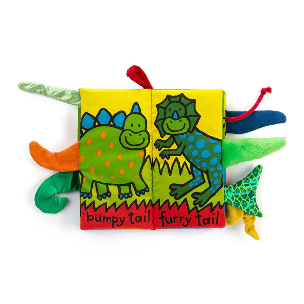 Jellycat Livro Dino Tails