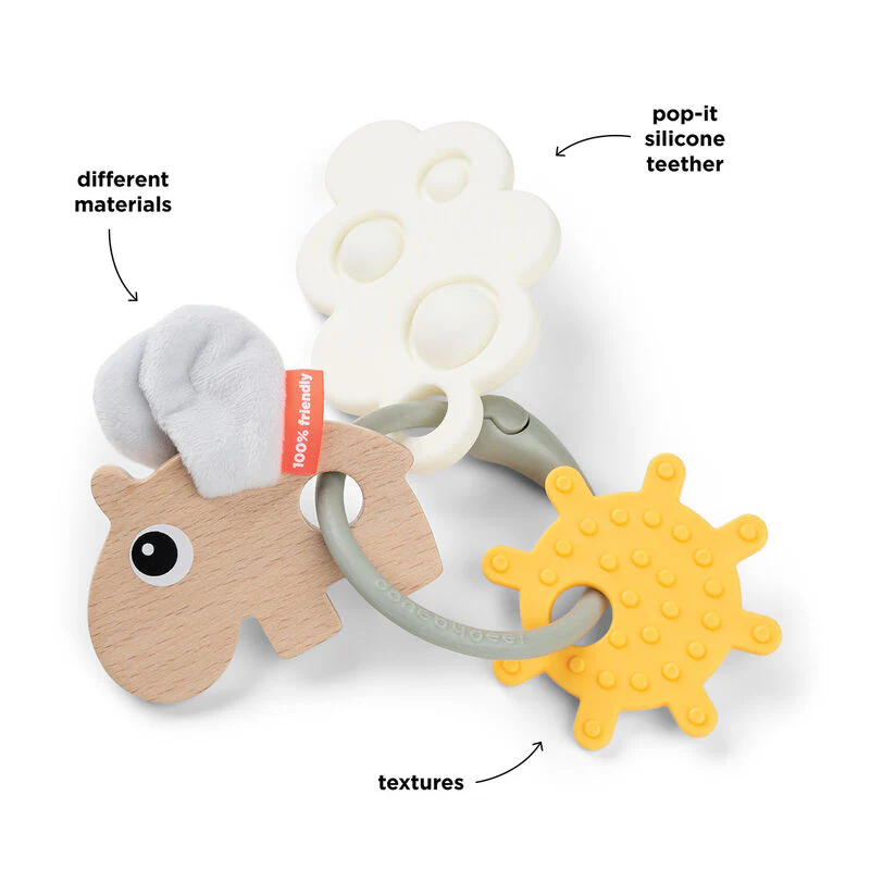 Done by Deer Sensory Activity Ring Happy Clouds