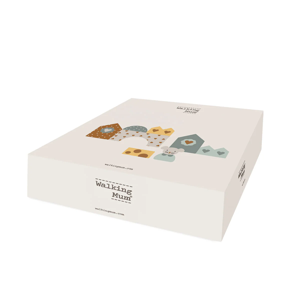 Walking Mum Blocos de Madeira para Construção Poppy