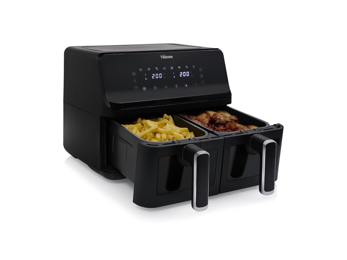 Fritadeira sem Óleo TRISTAR Fr9040 2 Cestas 4 L 8 L Total C/Janela