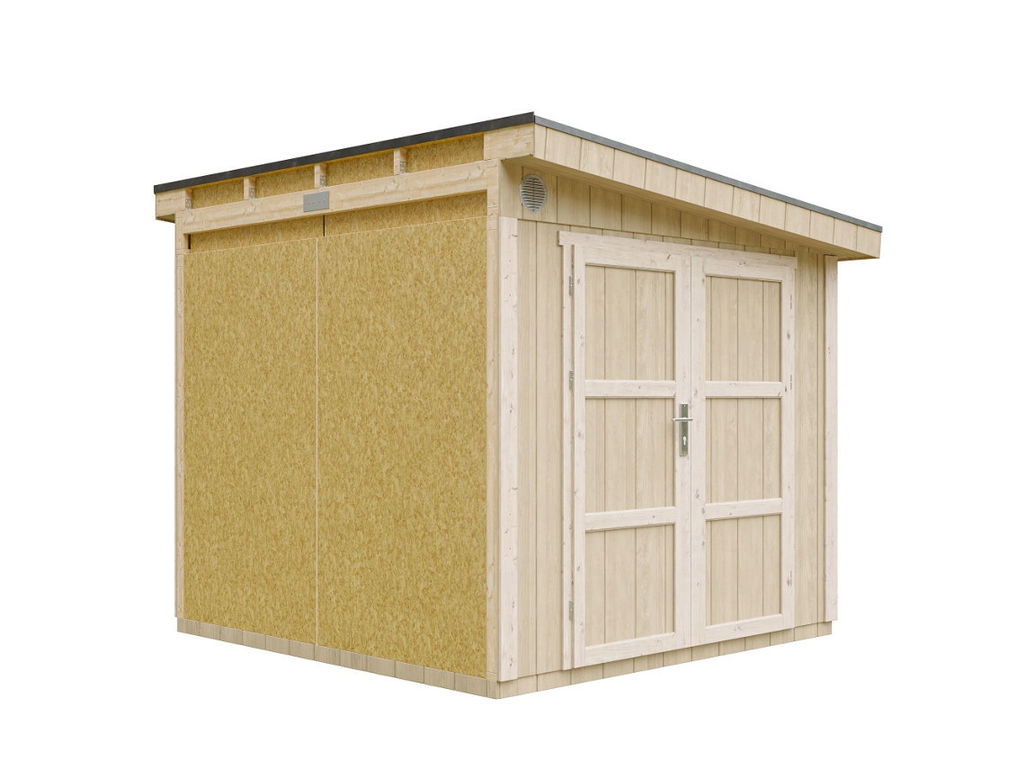 Casa De Jardim Qualidade Premium 5,9 M² A231x248x294 Cm Com Piso E Parede Lateral Timbela M938