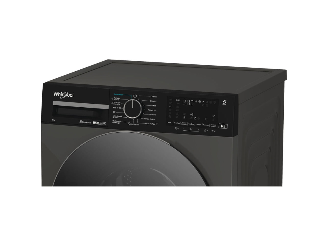 Whirlpool Wpm 911g Ads It Máquina De Lavar Carregamento Frontal 9 Kg 1400 Rpm Cinzento