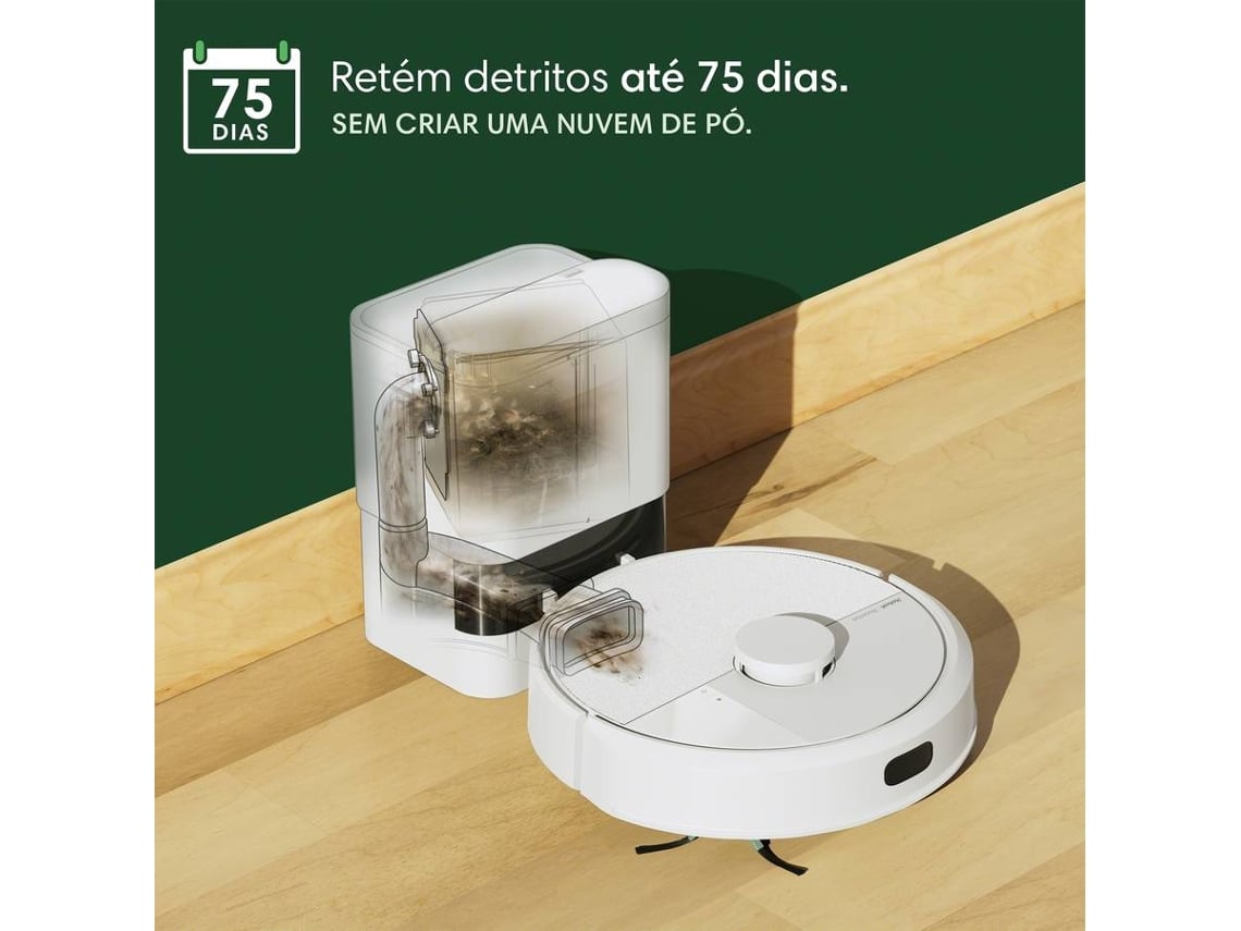 Aspirador Robô IROBOT ROOMBA 105 BASE AUTOEMPTY (Autonomia: 120 min - Branco)